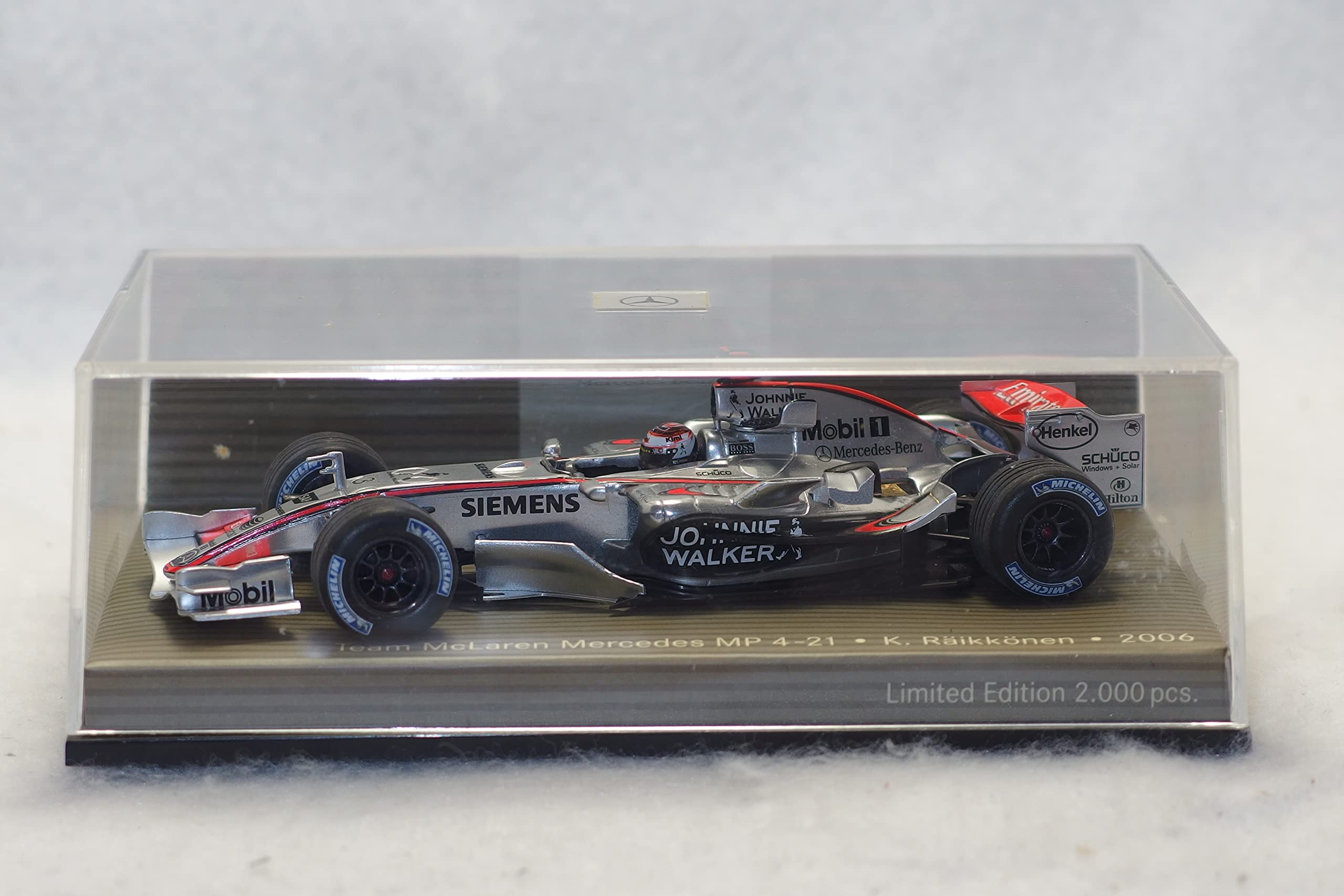 ミニチャンプス 1/43 マクラーレン MP4-21 ライコネン ミシュラン別注 ミニチャンプス 1/43 マクラーレン・メルセデス MP4-21 K・ライコネン