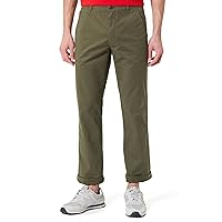 Calvin Klein Pantaloni Chino da Uomo in Cotone firmati Slim LV040EM628 Chino