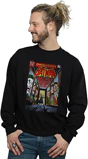 Official Licensed Batman Rogues Gallery Cover Sweatshirt for Men - DC Comics Apparel, Bold Print, UK - Machine Washable - Officially Licensed - Premium Quality