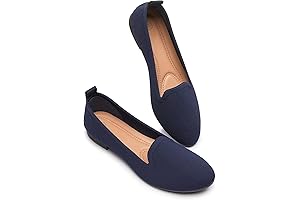 Women's Sparkly Flats Shoes|Shiny Mesh Loafers Shoes|Soft Memory Foam Flats