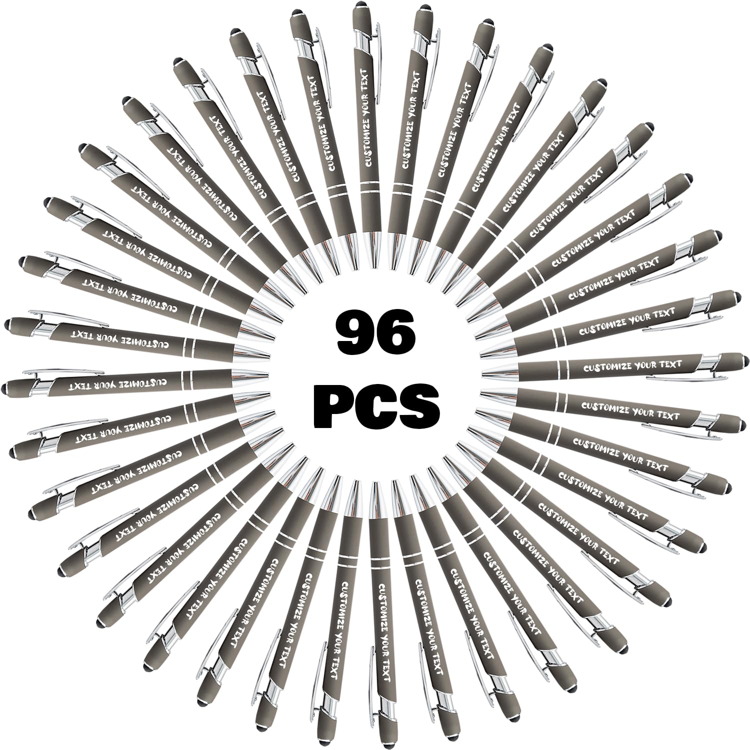 AIFLM Personalized Pens with Name in Bulk Up to 500 Pcs Engraving Ballpoint Pens Set including Your Name Text for Business,Graduation,Wedding,Birthday,Christmas