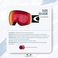 Vista 4 de OAKLEY Flight Deck MEDIUM/LARGE Ski Goggles For Men For Women OO7050, OO7064 + Care Kit