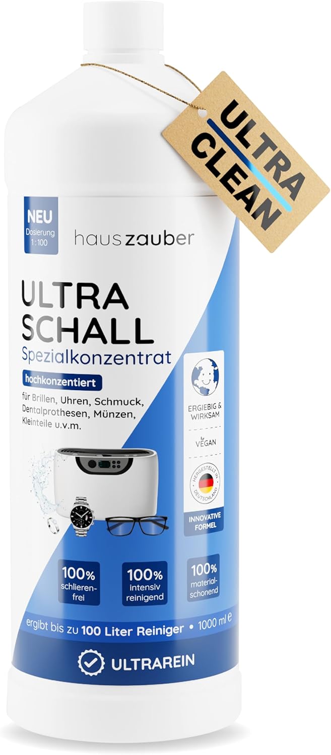 Helpling Ultraschallreiniger Konzentrat - Biologisch Abbaubar Für Brillen & Schmuck