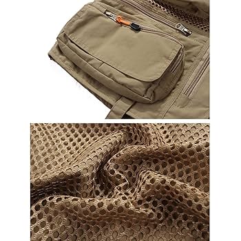 Amazon.co.jp: メンズメッシュ通気性マルチポケットベスト屋外 Amazon.co.jp: メンズメッシュ通気性マルチポケットベスト屋外
