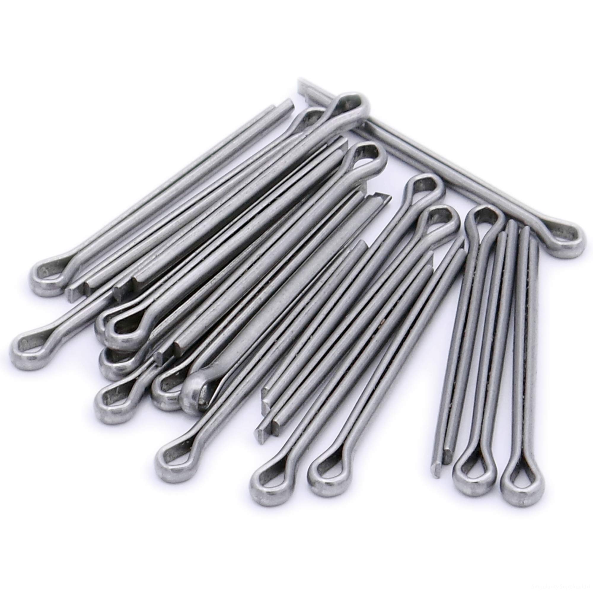 Singularity Supplies Silver M4 (4Mm X 28Mm) Split Cotter Pin - Stainless Steel (A2) (Pack Of 20)