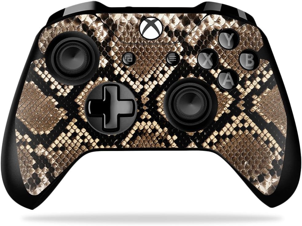 MightySkins Skin Compatible with Microsoft Xbox One X Controller - Rattler | Protective, Durable, and Unique Vinyl Decal wrap Cover | Easy to Apply, Remove, and Change Styles | Made in The USA