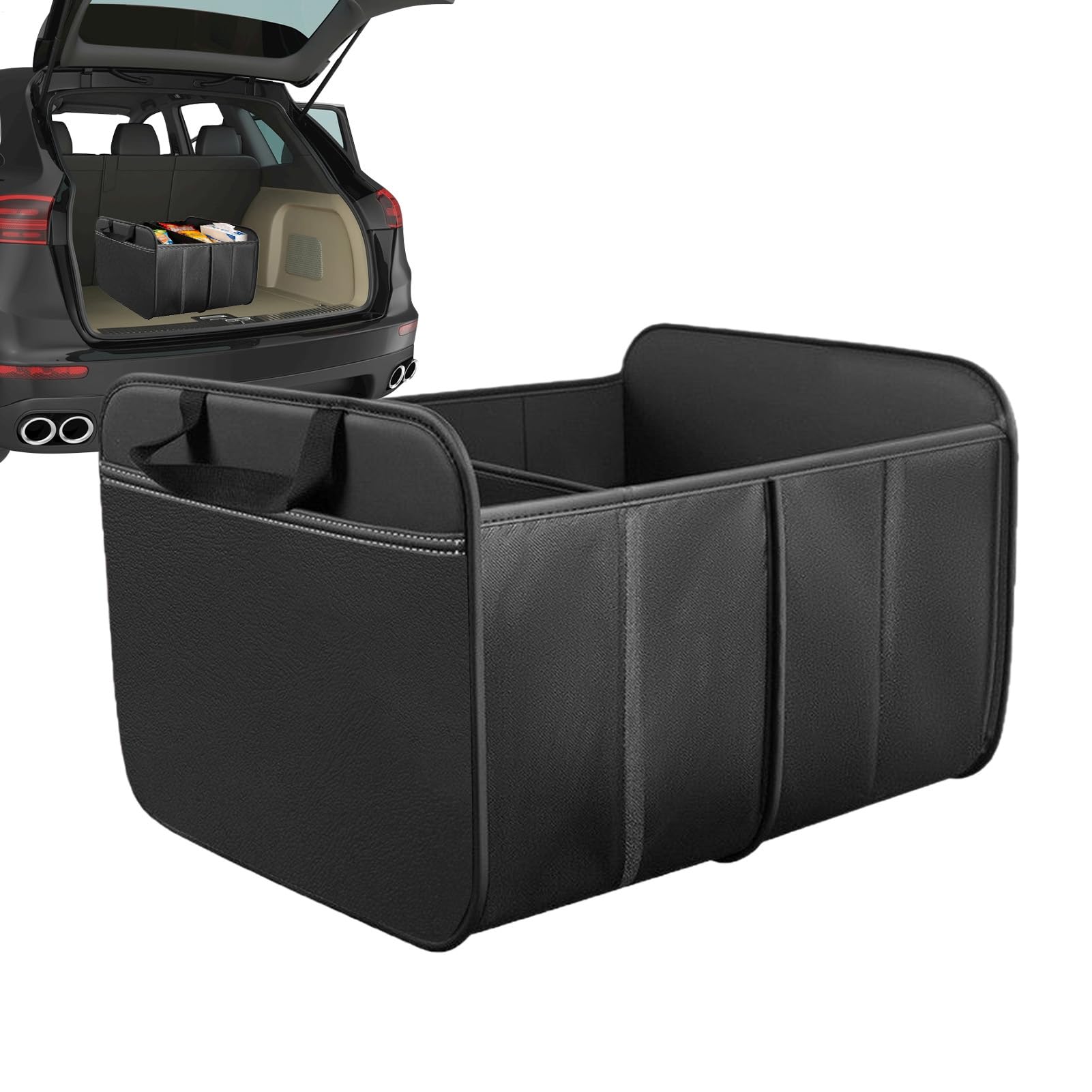 Organiseur de coffre de voiture pour voyage, camping et sorties en famille