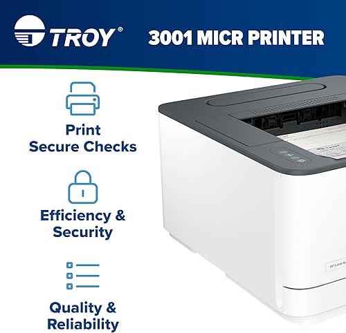 Miniatura 2 de Troy Impresora láser MICR 3001dw, impresión de cheques hasta 35ppm