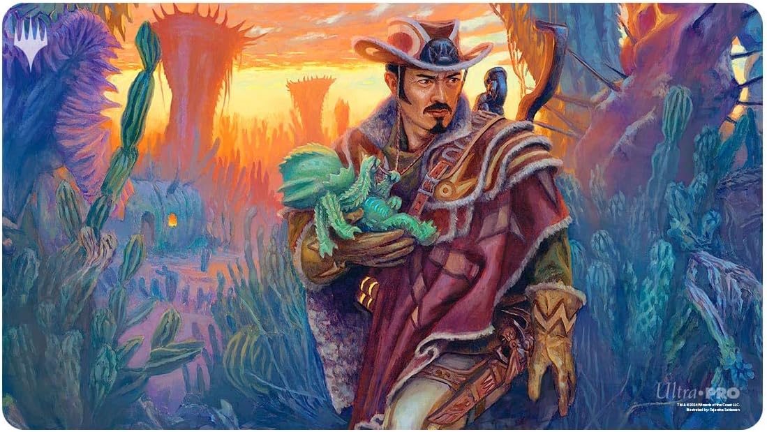 Ultra PRO - Outlaws of Thunder Junction Playmat Ft. Yuma for Magic: The Gathering, Limited Edition Unique Artistic Collectible Card Gaming TCG Playmat Accessory
