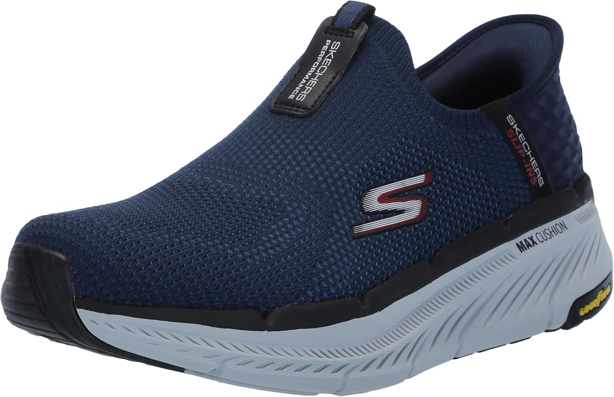 Skechers Men's Max Cushioning Premier 2.0 Slip-ins Sneakers | Max Cushioning, Hands Free Slip-Ins, Ultra Go Midsole, Air-Cooled Memory Foam Insole, Goodyear Rubber, Machine Washable