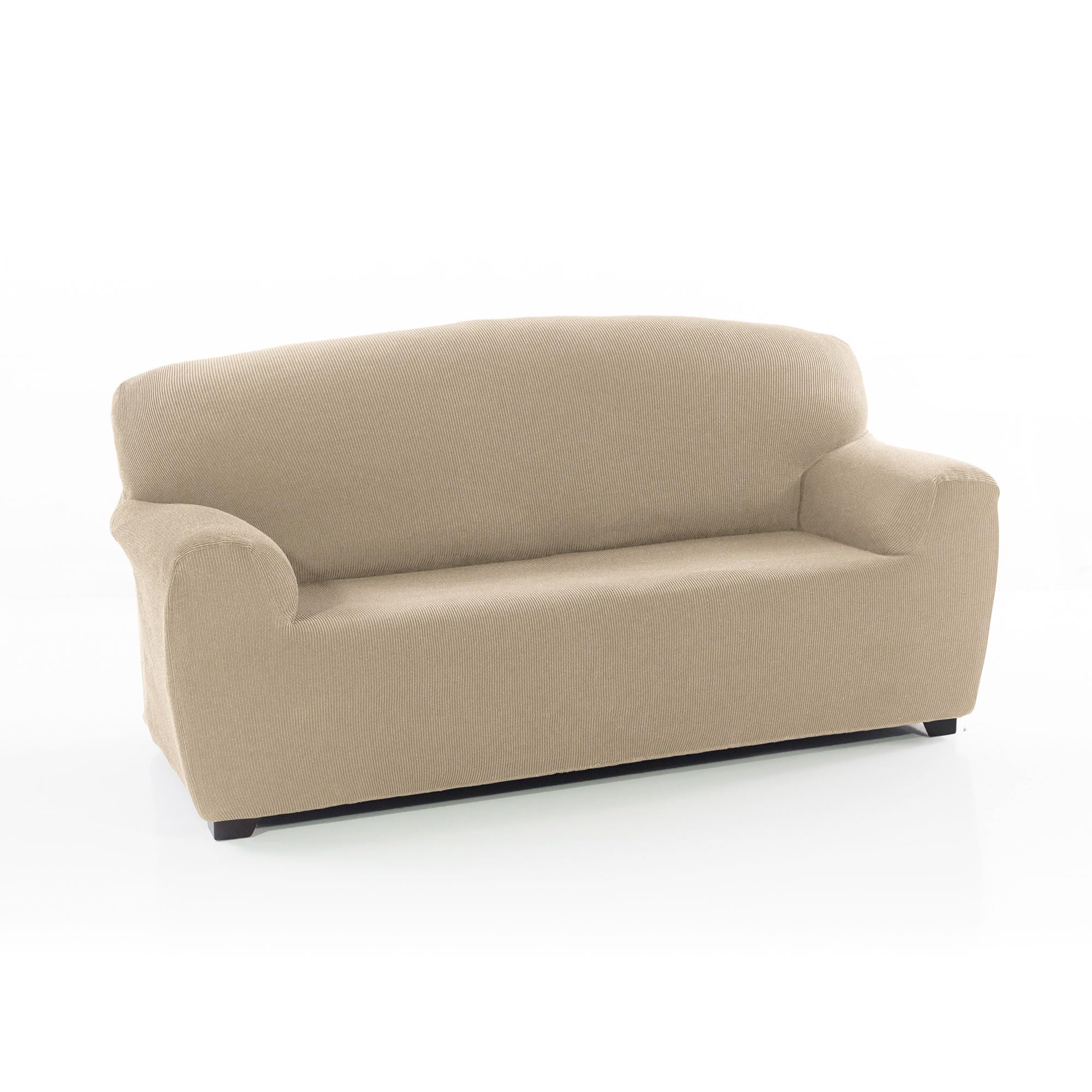 Maxifundas Fundas De Sofa & Chaise Longue Beige Maxifundas - Elastischer Sofabezug Strada 2-Sitzer