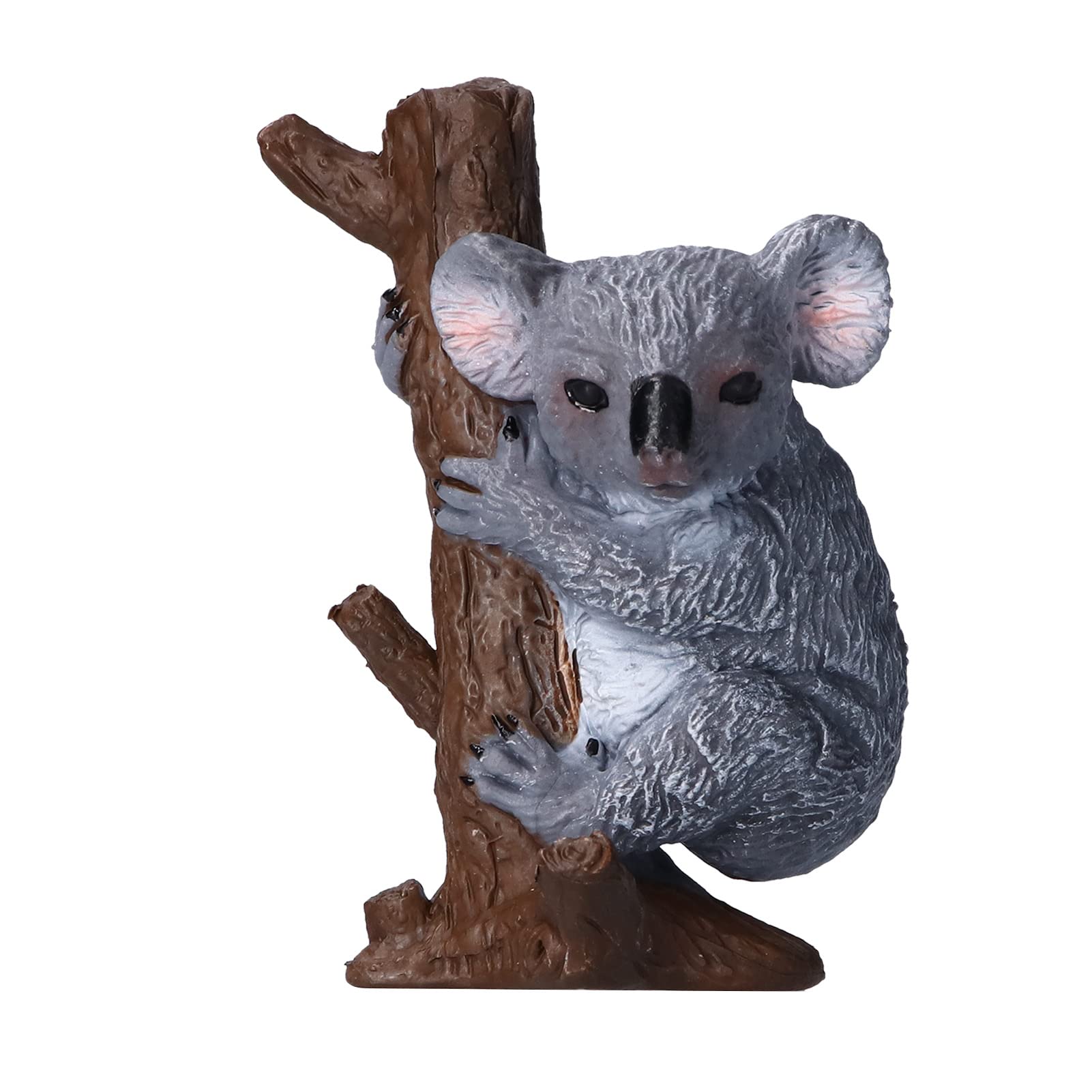 8 Piezas Figuras de Animales Salvajes Juguetes de plástico Animales de la Selva Conjunto de Juguetes con Tigre Koala Panda Guacamayo simulación educativa Safari para Bosque