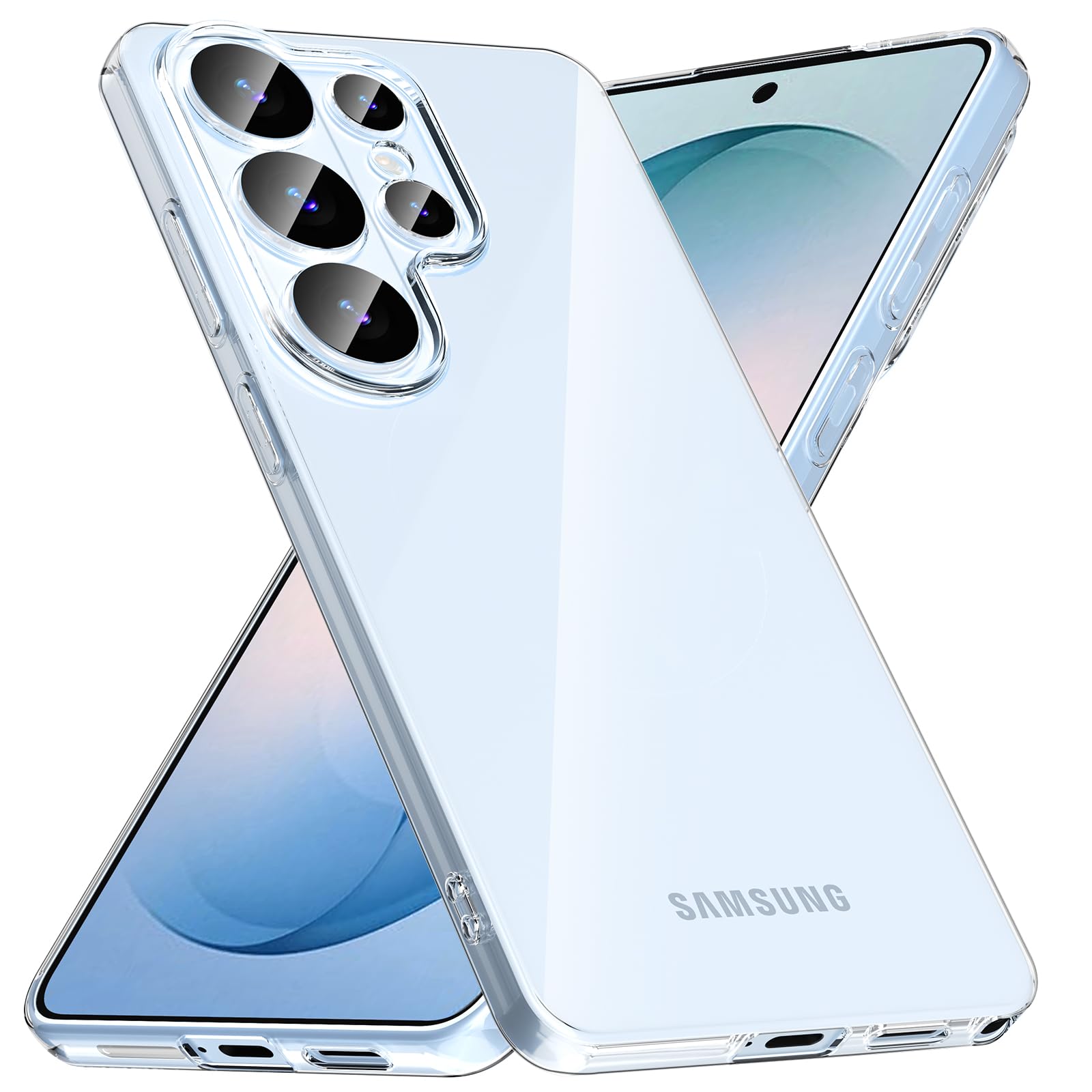 caslord Hülle Kompatibel mit Samsung Galaxy S26 Ultra [Ultra Dünn] [TPU Hülle] Transparent Stoßfest Schutzhülle Durchsichtige Kratzfest Handyhülle Case Cover