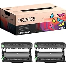 Compatible for Brother DR2455 Drum Unit Work for Brother HL-L2375dw HL-L2385dw DCP-L2550dw DCP-L2535dw MFC-L2715dw Printers 3 Pack Black