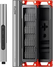 HOTO SNAPBLOQ D-A03 Electric Mini Drill Set, 20-in-1 Cordless Small Electric with 3 Torque Settings, LED Lights, Power Mini Drill Set for Jewelry Making, Resin, Plastic, Wood, Keychains DIY