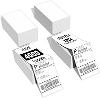 Vista 17 de Phomemo 4"x3" Thermal Labels Roll for Small Business Supplies - Commercial Grade Logo Stickers for Business Customized - Waterproof Shipping Labels