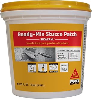 Sikacryl Ready-Mix Stucco Patch, 1 Qt, White