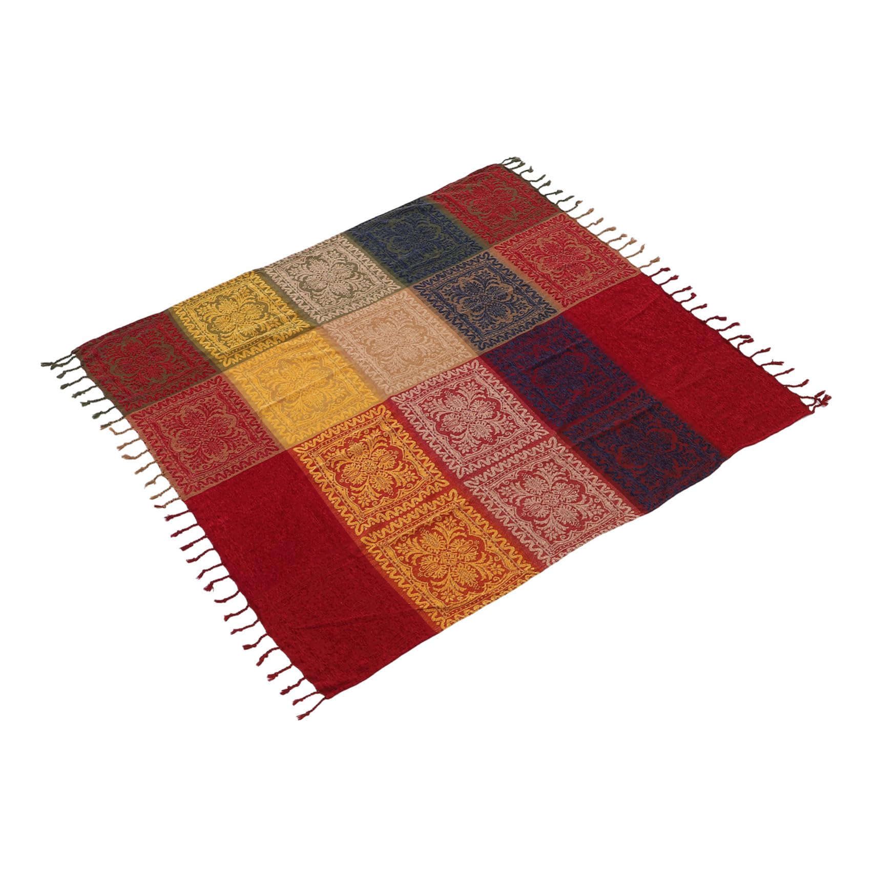 Manta de sofá de estilo étnico para decoración de salones rústicos y salas de estar