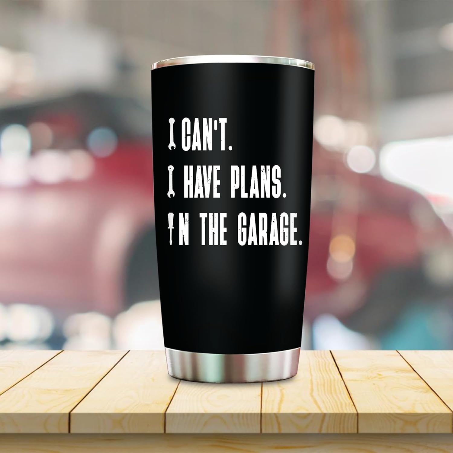 2IMT I Cant I Have Plans In The Garage Fathers Day Tumbler Mechanic Gifts for Men Gift for Garage - Car Guy Mug Birthday Gift for Husband Christmas Ideas Gifts for Mechanics Men, Dad, Papa, Grandpa - Image 3