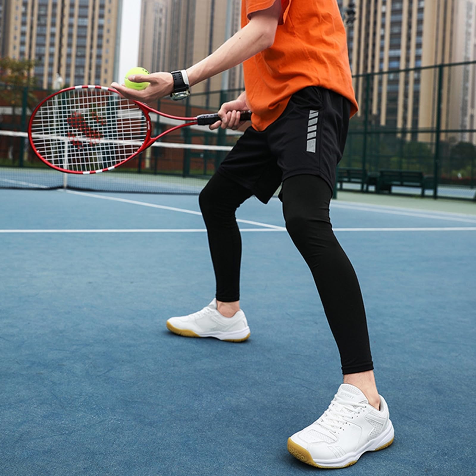 Tennisschuhe Herren rutschfest Hallenschuhe Atmungsaktiv BadmintonSchuhe Bequemen Handballschuhe Volleyballschuhe
