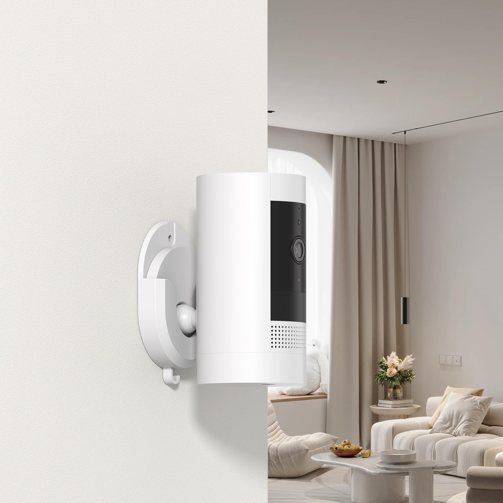 Soporte de Pared Compatible con Blink Mini 2, Soporte de Pared Adhesivo VHB para Blink Mini/Mini2/Outdoor 4/3,Ring Indoor CAM(1st/2nd Gen), no Requiere Herramientas, sin taladrar