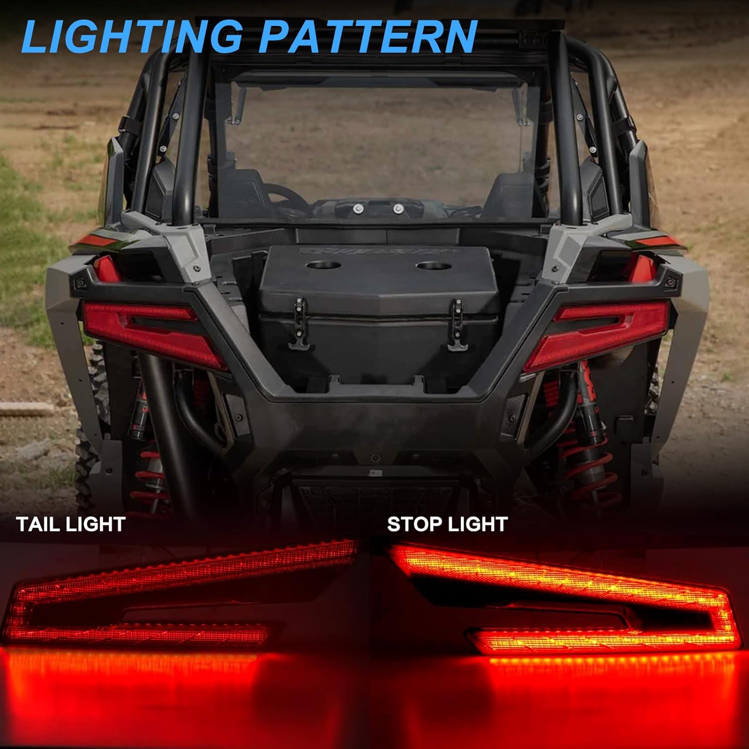 RZR PRO LED Tail lights,LED Taillights Rear Lamps Compatible with Polaris RZR PRO XP XP4 TURBO R 2020 2021 2022 2023 (2PCS)