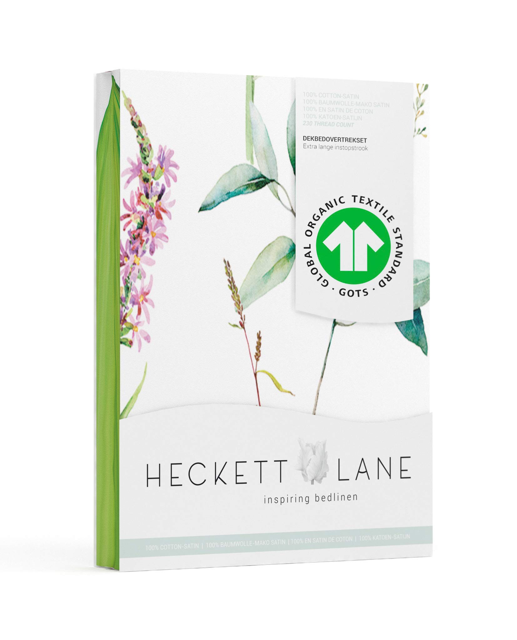 Heckett Lane Padilla 140 Duvet Cover Aspen Green