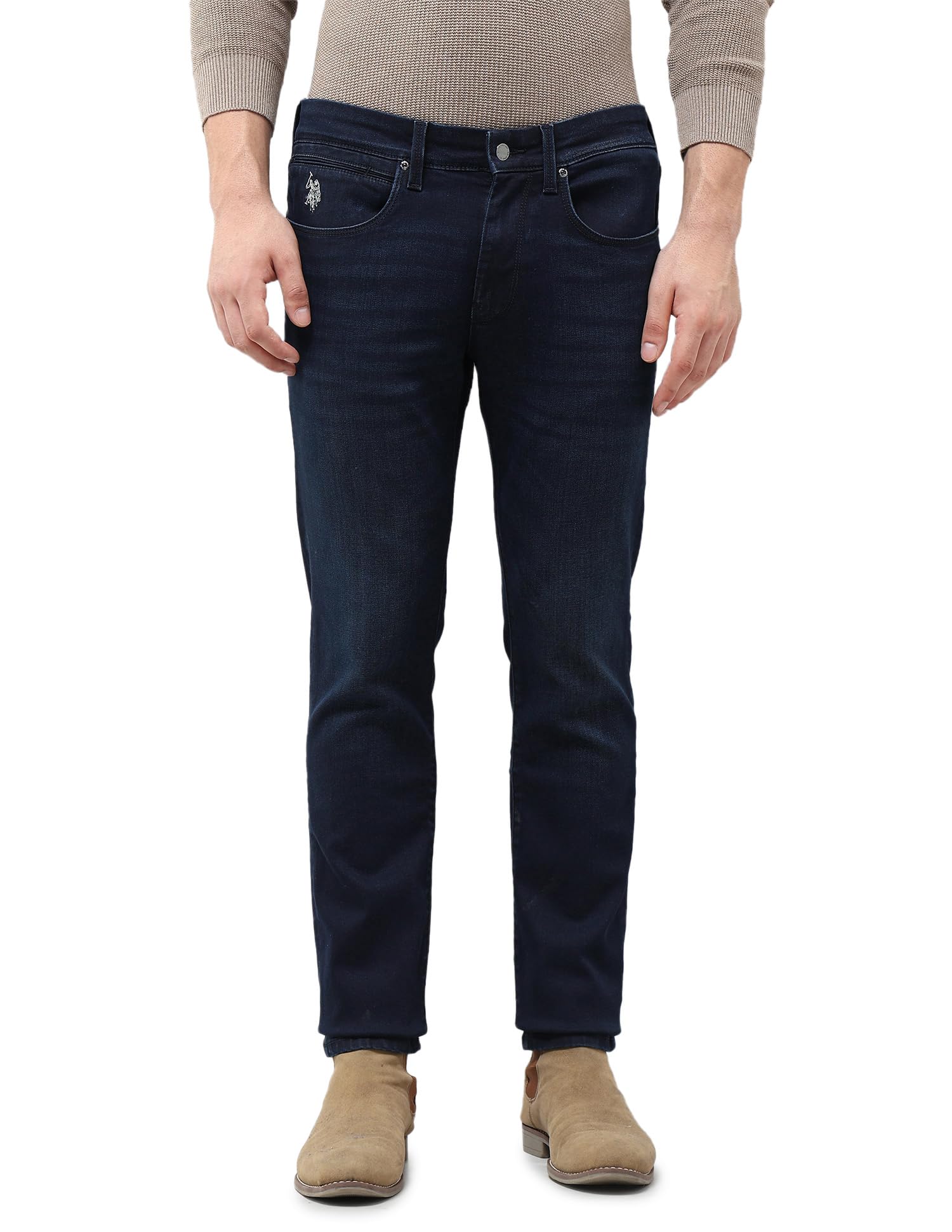 u.s. polo assn. denim co. Men's Brandon Slim Tapered fit Blue Jeans-picture-41