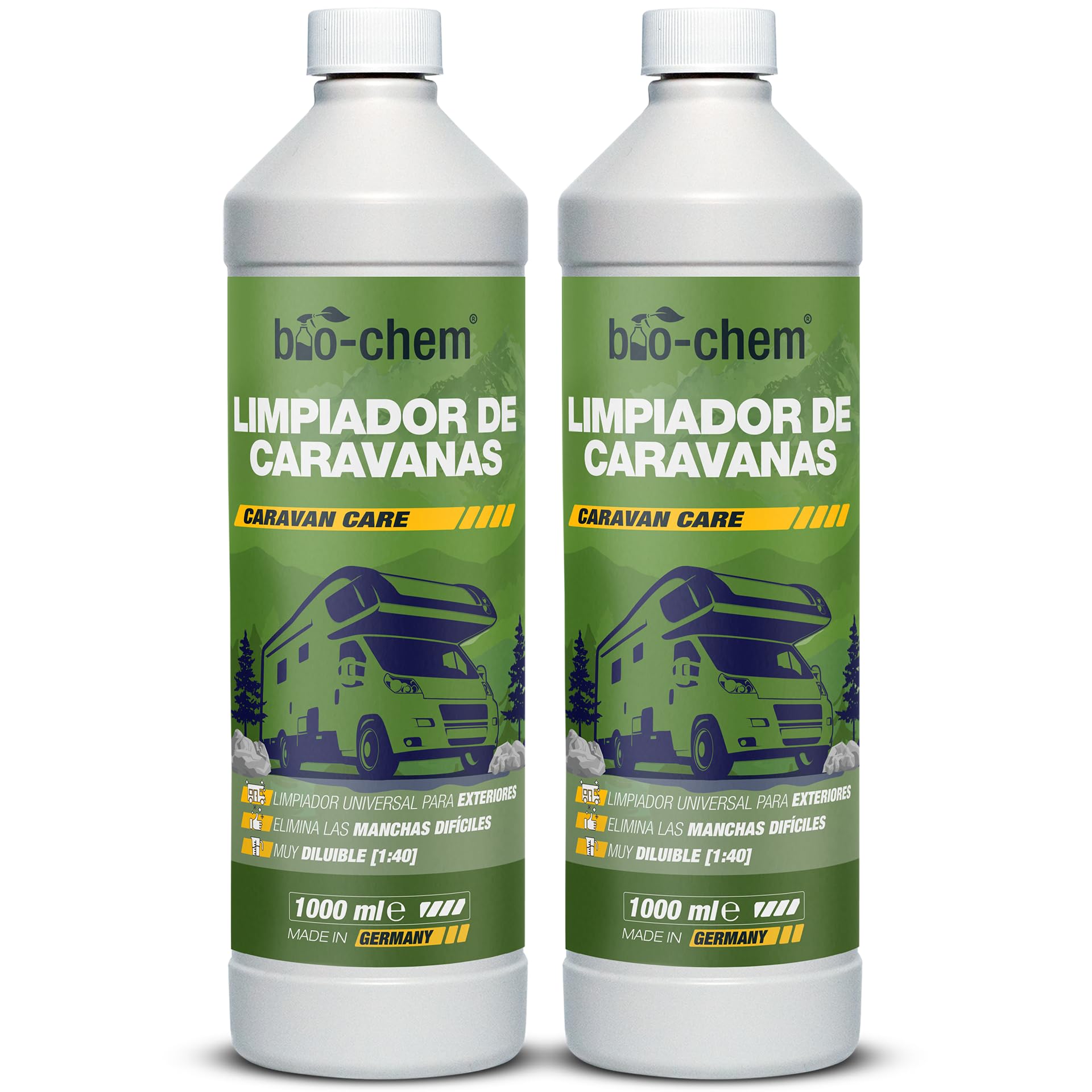 Bio-Chem - Producto de Limpieza para caravanas y autocaravanas 2L - Limpiador para autocaravanas, caravanas, toldos - Mantenimiento de vehículos de Camping