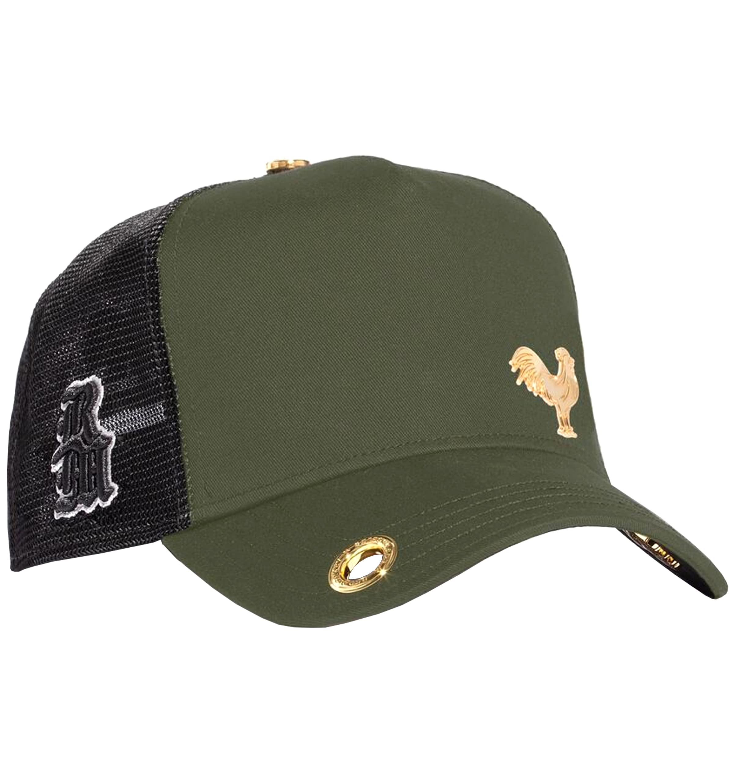 Red Monkey DesignsRed Monkey Rooster RM1405 Limited Edition Fashion Unisex Mesh Trucker Snapback Hat Cap | 3 Colors