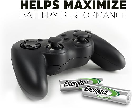 Miniatura 8 de Energizer CH1HRWB-4 - Cargador de pilas AA/AAA con 4 pilas AA NiMH recargables (carga pilas AA o AAA en 1 hora o menos)