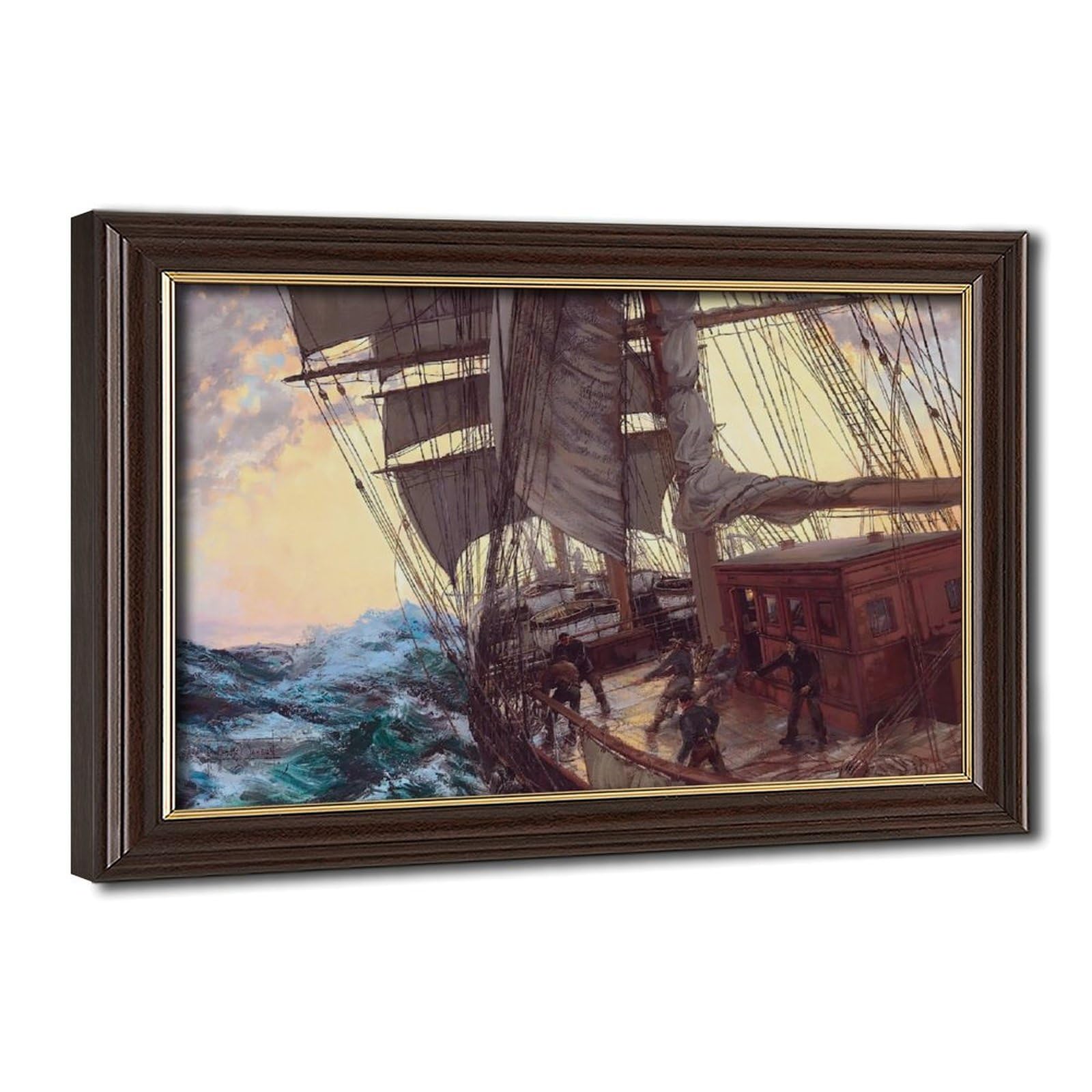 Impression sur toile Trimming The Sails tableau déco salon 20x30 cm - 8