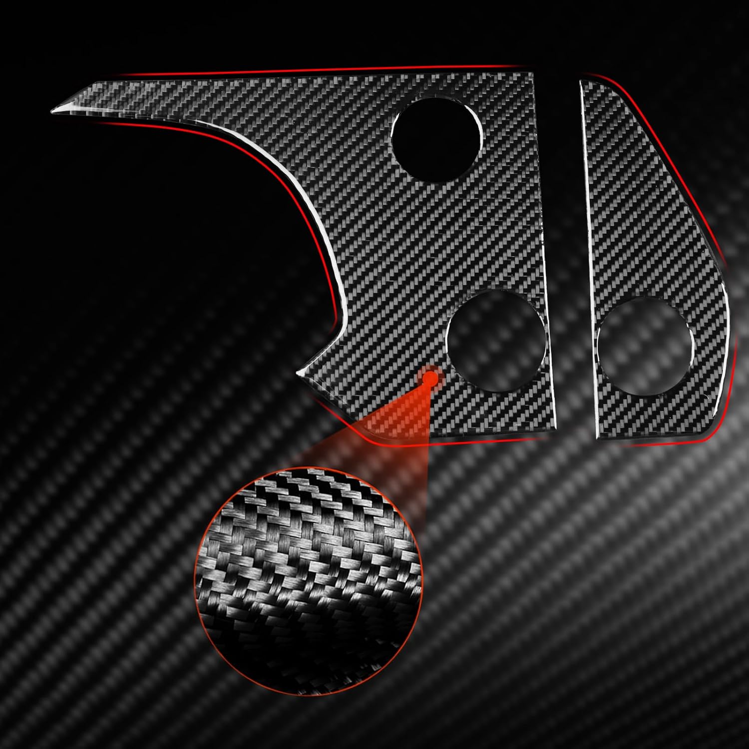 Carbon Fiber Decal Sheet Automotive Central Control Display Screen Trim Cover Car Interior Compatible with Lexus NX 250 350 350h 450h+ 2022 2023 2024 2025 Accessories