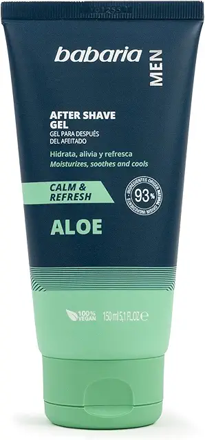 Babaria After Shave Gel con Aloe Vera - Refrescante, Hidratante y Calmante - 150ml