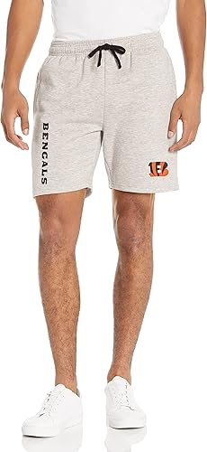Miniatura 10 de FOCO Men's NFL Team Logo Gray Wordmark Fleece Shorts
