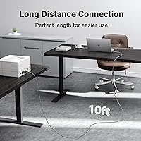 Vista 3 de UGREEN Cable de impresora USB a puerto paralelo de 10 pies, adaptador de cable CN36 IEEE1284 para impresora antigua, convertidor paralelo Centronics