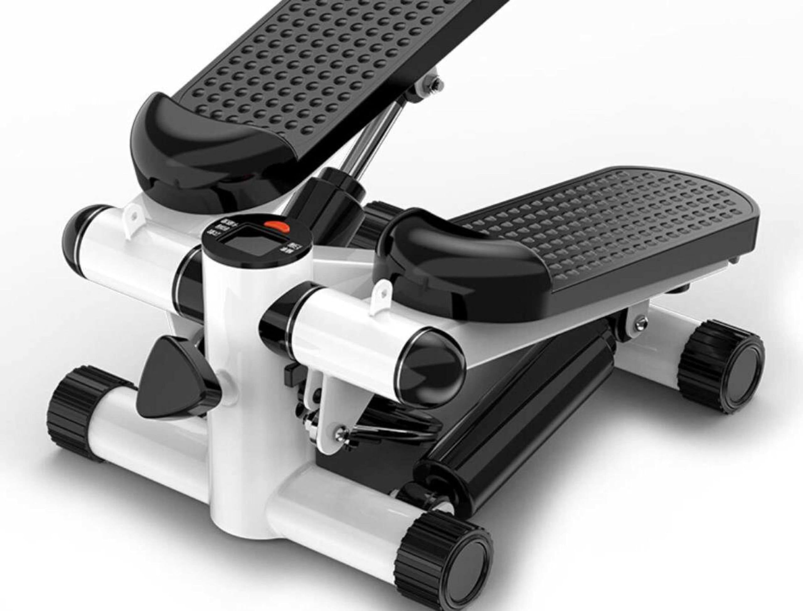 Stepper de Fitness para Entrenamiento en Casa | Stepper de Bajo Impacto con Bandas de Resistencia o Manillar | Ejercicio de Cuerpo Completo en Casa o Gym | Entrenamiento Cardio y Tonificación Muscular
