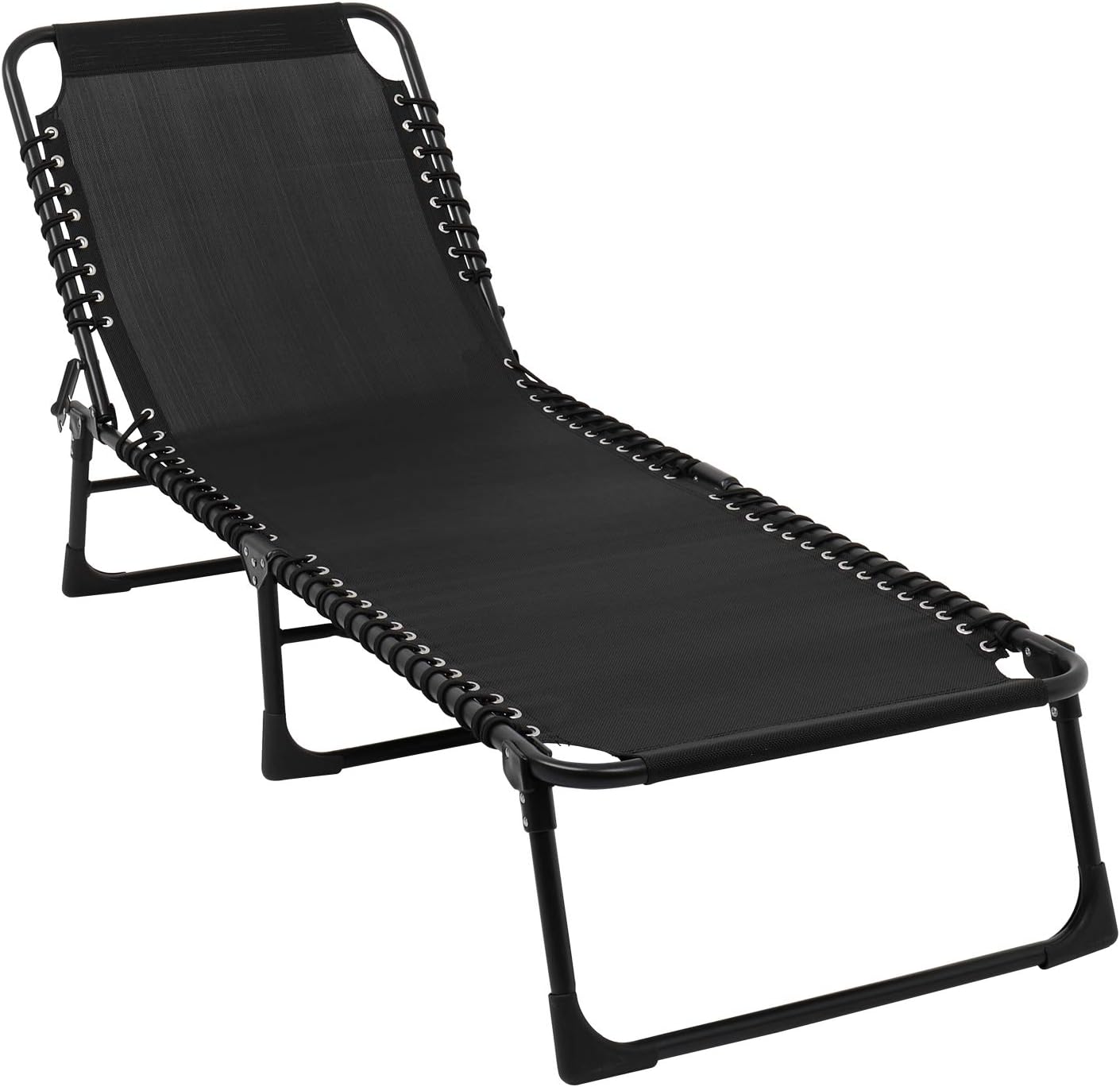 Buy VINGLI 4 Levels Patio Folding Chaise Lounge Chair, Heavy Duty