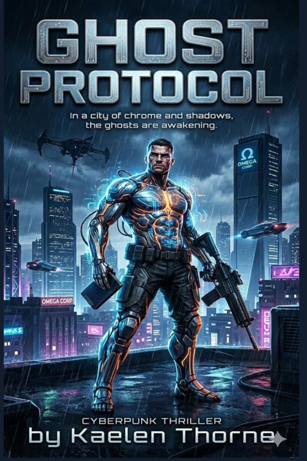 GHOST PROTOCOL: In a city of chrome and shadows, the ghosts are awakening.: 1 (Chrome Protocol Novel Series)