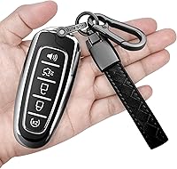 Vista 7 de Sindeda Funda para Llavero de Ford con Llavero Carcasa de Llave de Protección Completa Suave Estuche de Llave Compatible con Ford C-Max Edge Escape