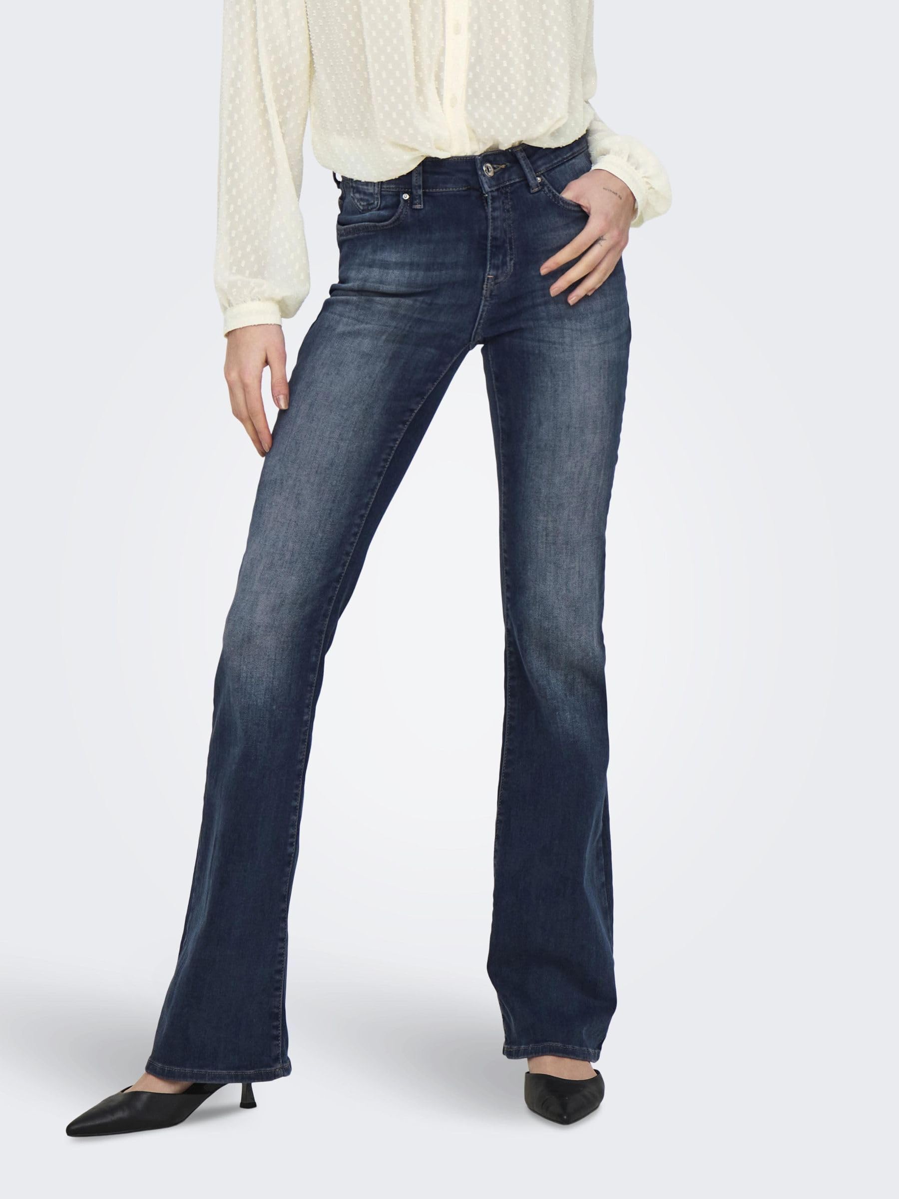 ONLY Flared fit Jeans ONLBLUSH Mittlere Taille Flared Jeans