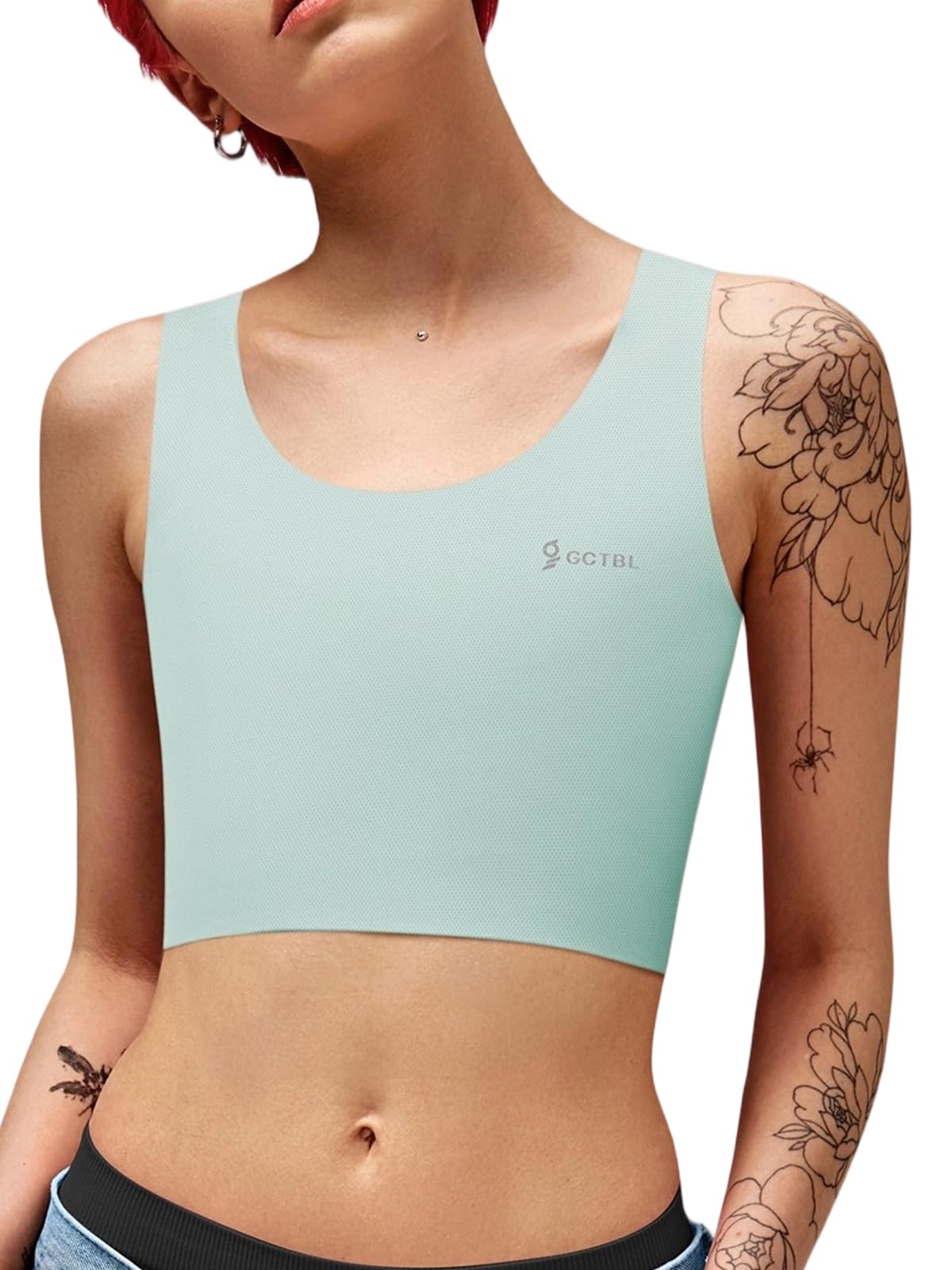 GCTBL Chest Binder for Transgender FTM Trans Binder Bra for Large Breasts