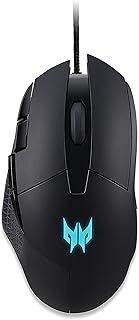 Acer Predator Cestus 315 Gaming Mouse, 6500 DPI, 6 Programmable Keys, 1ms Response Time, RGB Lighting