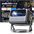 ULTIMEA Projector 4K Decoding HDR10, Bright Edges 700 ANSI Lumens WiFi Bluetooth Projector, Obstacle Avoidance, Auto Focus, Intuitive OS, 6D Keystone Home Cinema Proyector, Native 1080P, Apollo P40