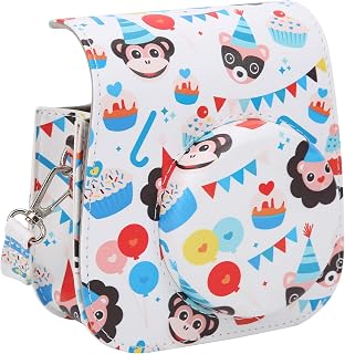 Mini 11 Bolsa para Festa de Aniversário Bolsa para Câmera Pequena Bolsa Em PU para Fujifilm Mini 11/9 Bolsa para Câmera Instantânea Com Alça de Ombro e Fivela de Metal Ajustável