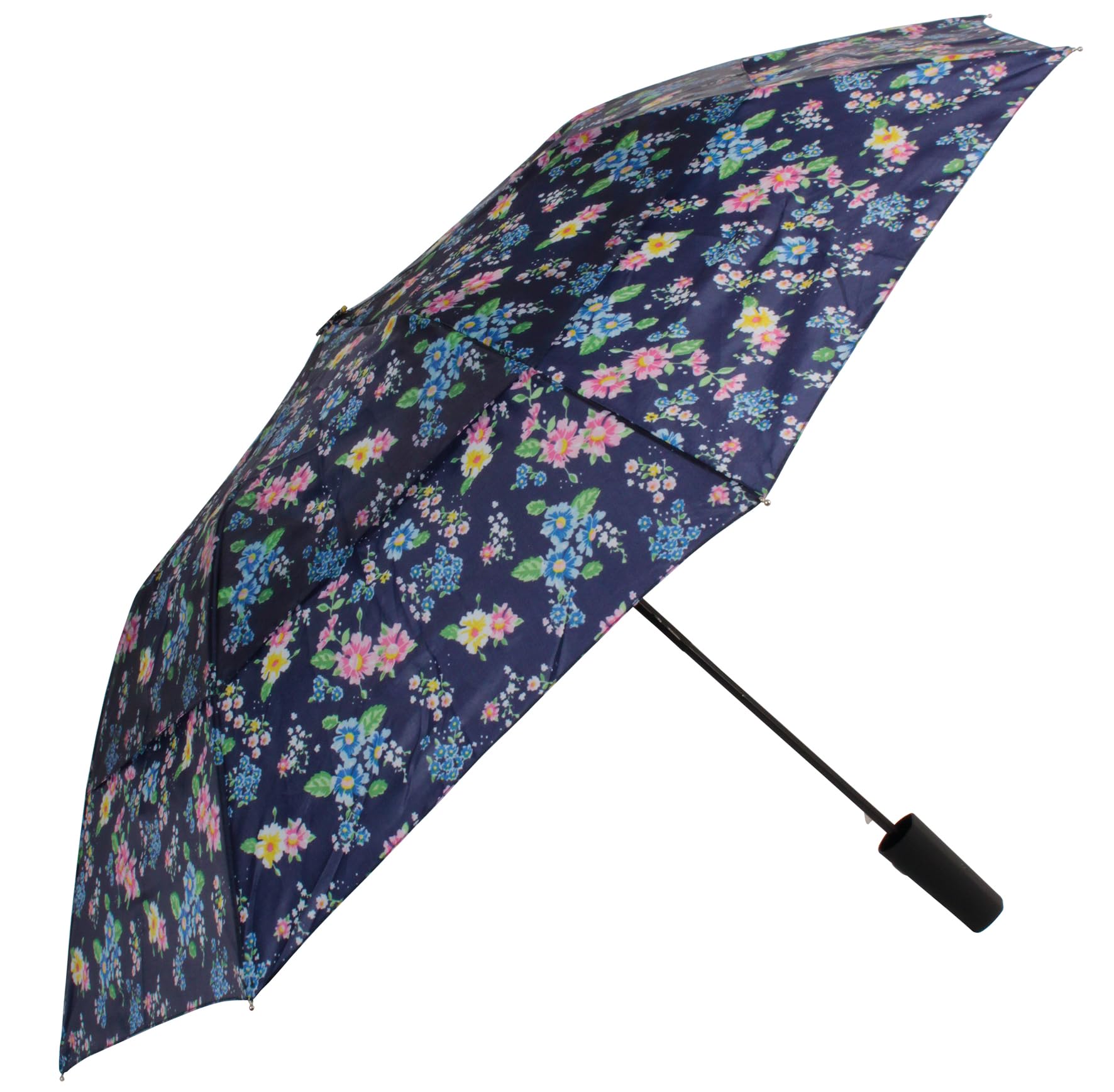 Coopers of Stortford Women's Folding Umbrella - Vented Canopy - Grip Handle - 41cm
