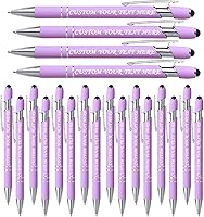 Vista 88 de 10 bolígrafos personalizados a granel, bolígrafo personalizado, bolígrafo grabado con nombre, logotipo, lápiz capacitivo para pantallas táctiles, a