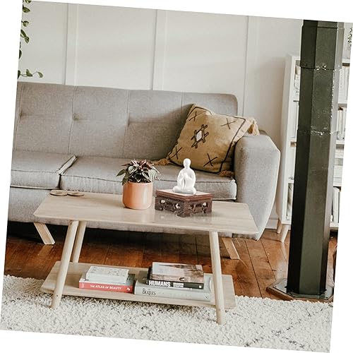 Miniatura 5 de IMIKEYA Base de maceta de madera, soporte de exhibición chino, decoración para el hogar, soporte de esferas de madera, estante para plantas, estante