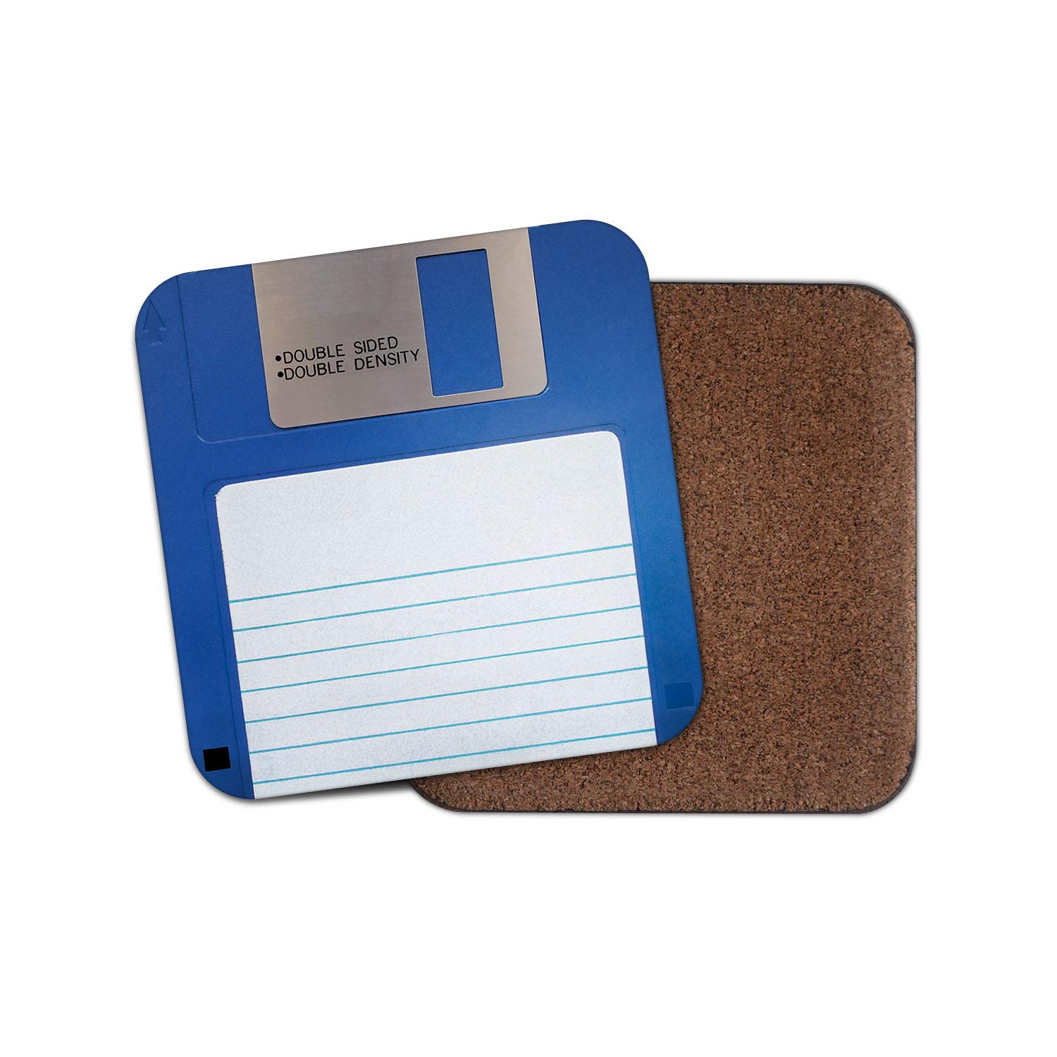 1 x Retro Floppy Disk Effect Coaster - Computer Joke Geek Gamer Dad Brother #29341