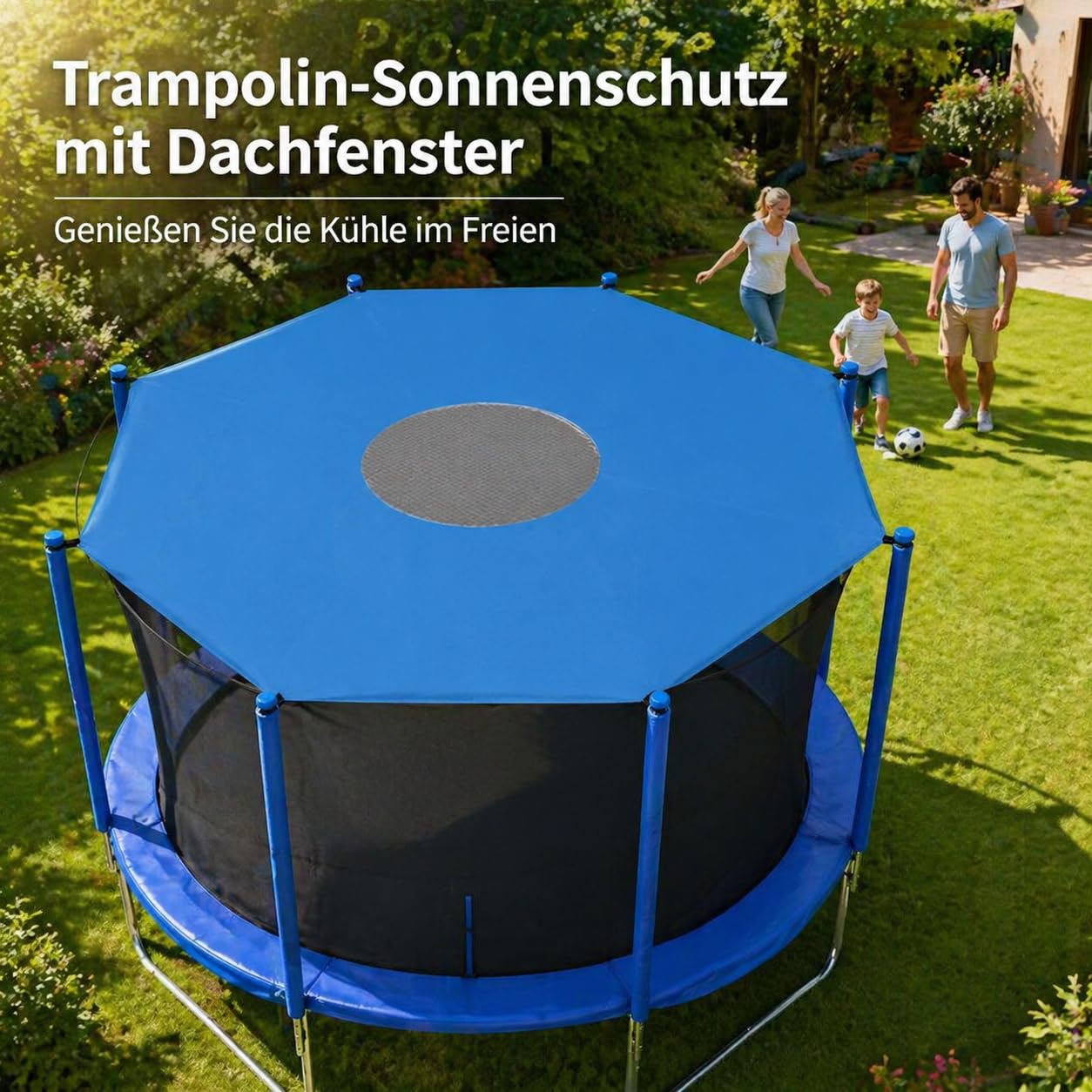 Copertura per trampolino trampolino parasole Ø 305 cm per 8 aste rete trampolino 305 8 aste, resistente ai raggi UV impermeabile